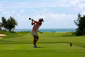 golf au bord de la mer